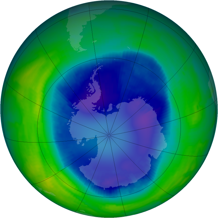 Ozone Map 1996-08-28